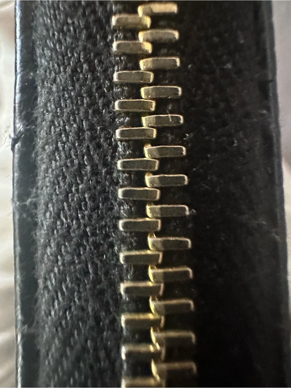 CHANEL 31-Series Black Caviar Quilted Zip Coin Purse Card Holder GHW